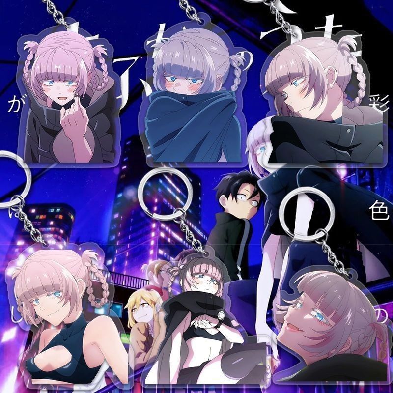 Móc khóa Song of the Night Nazuna Nanakusa yofukashi no uta Phụ kiện trang trí túi xách Balo