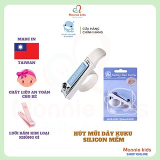 Bấm móng tay kuku ku3032 cho trẻ sơ sinh, cắt móng tay đài loan cho bé - monnie kids