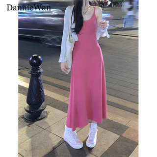 DannieWan váy Đầm váy nữ body đầm INS Cute thời trang hàn quốc WLQ24400OZ 14Z240403