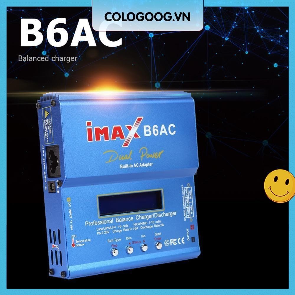 Bộ sạc cân bằng pin iMAX B6AC 80W NiMH Bộ nguồn tích hợp