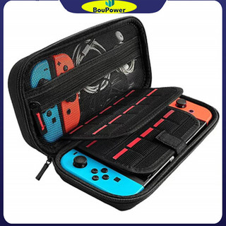 Hộp đựng du lịch BouPower Tương thích với túi lưu trữ bảng điều khiển trò chơi Nintendo Switch với 20 khe cắm thẻ trò chơi
