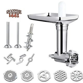 Phụ kiện máy xay thịt bền bỉ cho máy trộn băng ghế KitchenAid với ống nạp xúc xích / Phụ kiện chế biến thực phẩm