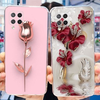Dành Cho Samsung Galaxy Galaxy A42 M42 5G Ốp Lưng Hoa Đẹp Mềm Mại Trong Suốt Silicon Chống Sốc Cho Samsung M42 5G SM-M426B