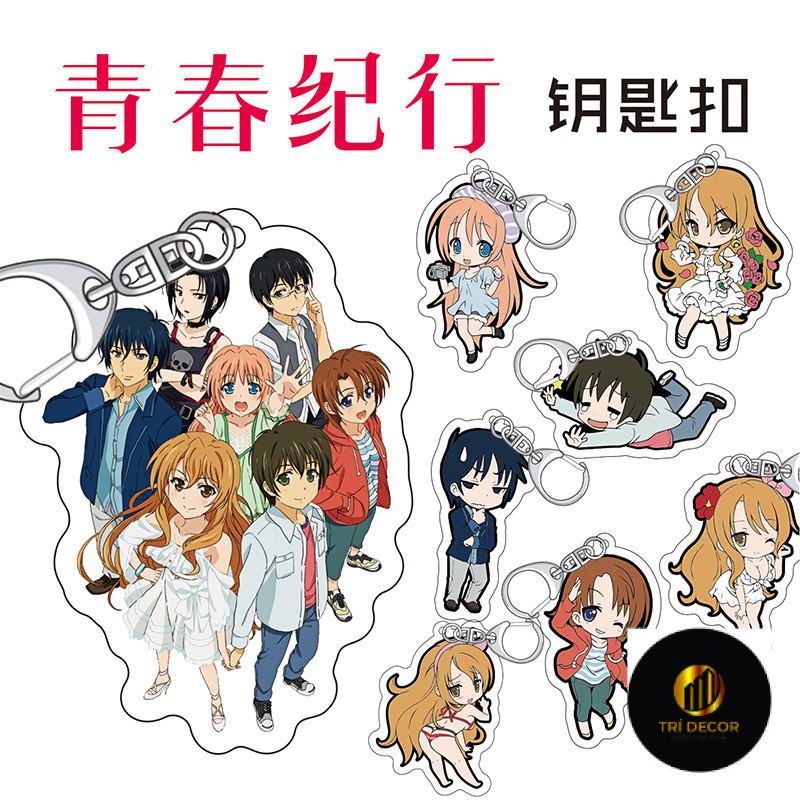 Golden Time The Golden Days Anime móc khóa Kaga Kaga Kako Tada Wanli Lin Tian Naida Yanasawa Mitsuo 
