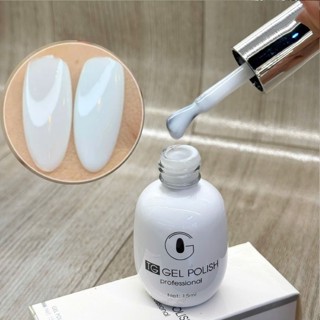 Sơn gel thạch GẠO đục TG cao cấp cọ tròn chai 15ml mã B6-1, sơn thạch nước gạo