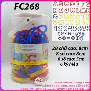 Bộ cắt chữ và số wilton fc268