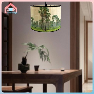 Chụp Đèn Để Bàn E27 Bằng Tre