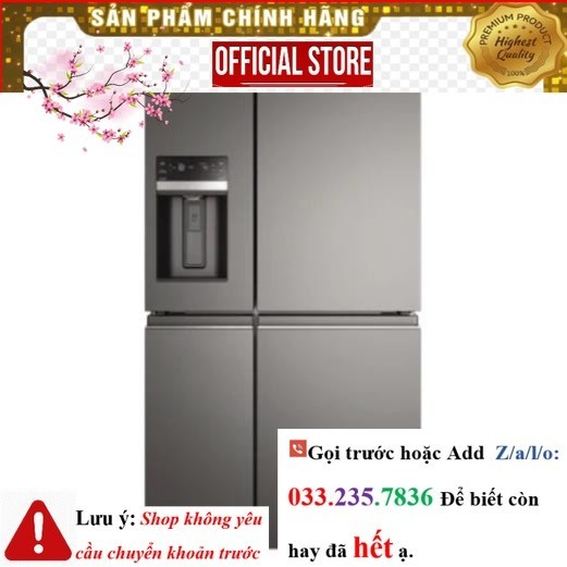  New Tủ lạnh Electrolux inverter 607 lít EQE6879A-B