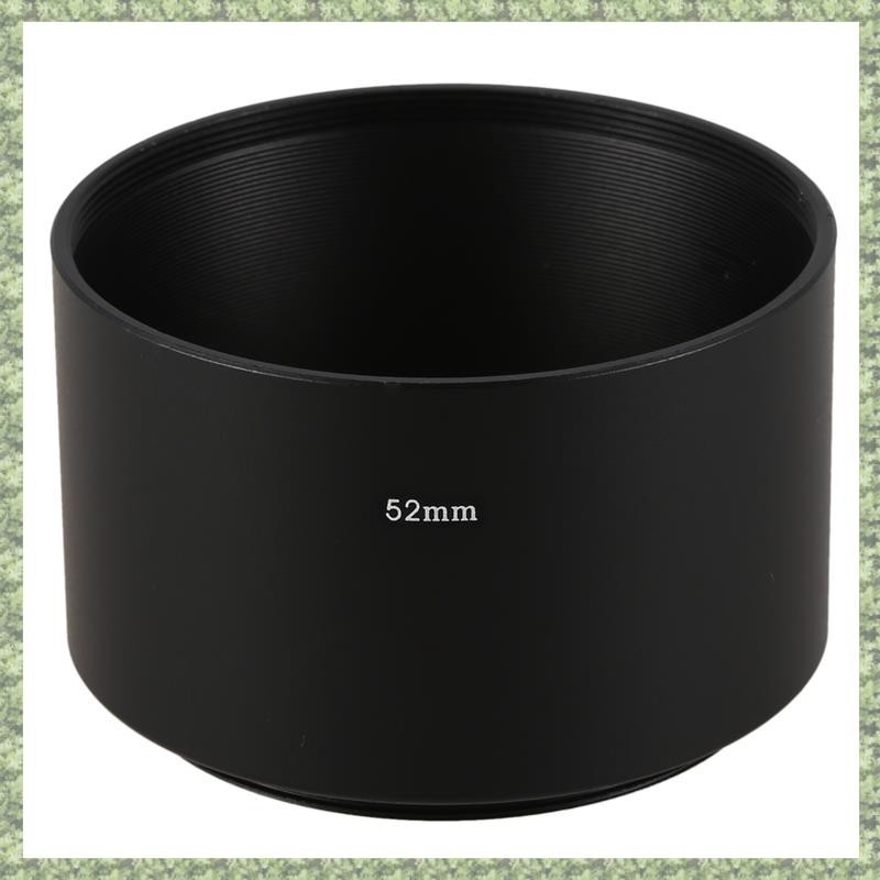 (C Z G L) Bộ lọc máy ảnh Vít-in Mount 52mm Kim loại Tele Lens Hood Sha