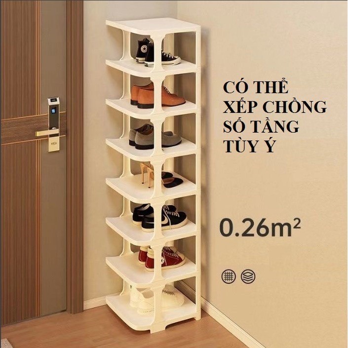 kệ dép kiểu mới 5 tầng, bền đẹp, gọn gàng, tiện lợi