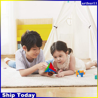 Arthur Pyramid Speed Cube 3x3 Puzzle Triangle Twist Magic Cube 36 Magnet Magic Cube 120°Cắt góc từ tính