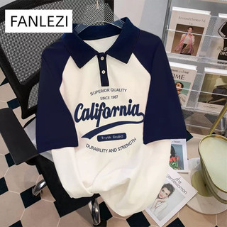  FANLEZI áo phông áo thun nữ croptop baby tee Phong cách hàn quốc Cổ điển Thời trang WMY2410N1T 5Z240130