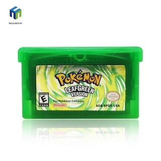 Healmeyou Thẻ trò chơi Pokemon Thẻ trò chơi Video Thẻ quà tặng trẻ em Bộ sưu tập thẻ GBA Trò chơi điện tử Tiếng Anh Cổ điển Bảng điều khiển trò chơi GBA SP Trò chơi điện tử