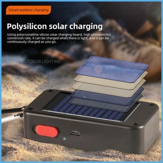 Móc khóa đèn làm việc usb năng lượng mặt trời cắm trại đèn pin bỏ túi đèn cắm trại ngoài trời đèn năng lượng mặt trời nhỏ và huebasevn