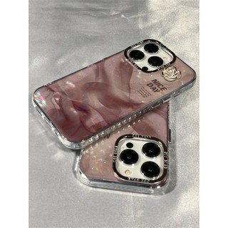 Khung mạ điện Họa tiết vỏ mờ Camellia Thích hợp cho vỏ điện thoại iPhone15promax Apple 14 13 12 11 XSmax XR Vỏ cứng chống sốc cao cấp