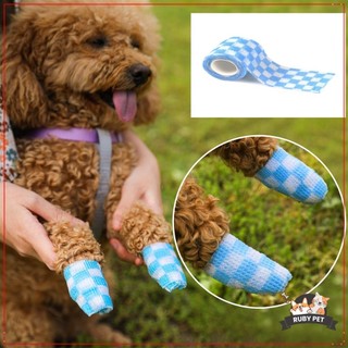 Băng Quấn Chân Chó Mèo - Băng Thun Tự Dính Quấn Vết Thương Cho Thú Cưng. _ Ruby Pet