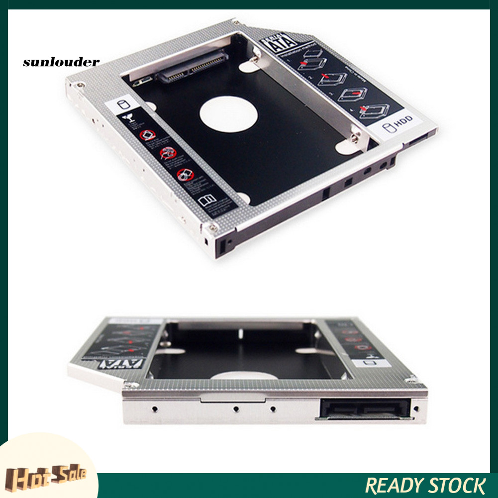 Sl 95mm Hợp Kim Nhôm SATA3 Laptop CD-ROM Ổ Đĩa Cứng Giá Đỡ SSD Caddy K