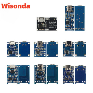 Type-c / micro / mini usb 5v 1a 18650 tp4056 mô-đun sạc pin lithium bảng sạc có bảo vệ chức năng kép 1a li-ion
