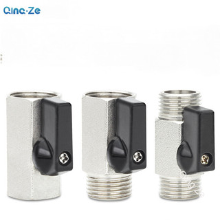 Chất Lượng Cao Khí Nén Nhỏ Van Bi Mini Công Tắc Đồng Mạ Niken Micro Hướng Dẫn Sử Dụng Van 1 / 2 "1 / 4 3 / 8 1 / 8 Van Cắm Vít