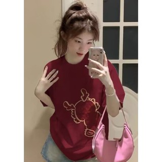 HANUNA Local Brand Áo Thun Phông Form Rộng 100% Cotton BIG SIZE Áo Phông Tay Ngắn dáng rộng hàng đầu mới dành cho nữ