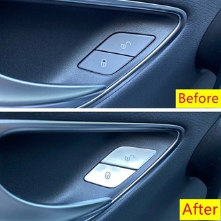 Mercedes benz c e glc class w205 w213 x253 miếng dán nút bấm khóa cửa xe hơi