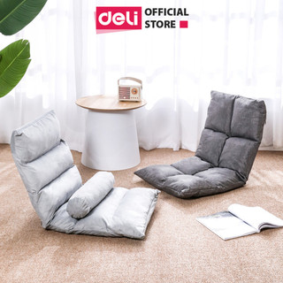 Ghế Lười Ghế Bệt Tựa Lưng DELI Rất Êm Có Thể Gấp Gọn Ghế Thư Giãn Bọc Nhung Hỗ Trợ Tư Thế Ngồi Chuẩn
