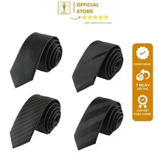 Đen 5cm nam đàn ông cà vạt traz men chất lượng cao cà vạt cà vạt cưới