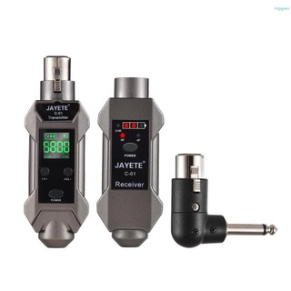 Jayete C-01 UHF Bộ chuyển đổi micrô có dây sang không dây chuyên nghiệp Bộ phát và thu Micphone 571 ~ 598 MHz Truyền dẫn nhận Tương thích với micrô động / ngưng tụ w