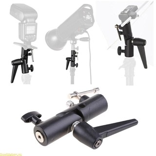 Doublebuy Hình Chữ H Ô Kim Loại Softbox Giá Đỡ Đèn Flash Giá Đỡ Adapter Có Thể Điều Chỉnh Cho 1 4 3 8 Đèn Đứng Gắn Chuyến Đi