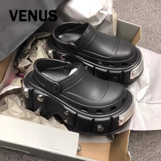 VENUS  dép cross đế cao 6cm Dép sandal nữ dép đi biển Đáng yêu Siêu nhẹ Nhẹ Tự tin FBT24408SB 15Z240407