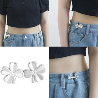 ✿ Thắt Lưng Kẹp Hợp Kim Thổ Cẩm Chân Cho Nữ Quần Jean Nút Chụp Quần Áo Phụ Kiện Quần Thể Dục Pin Eo Buckl