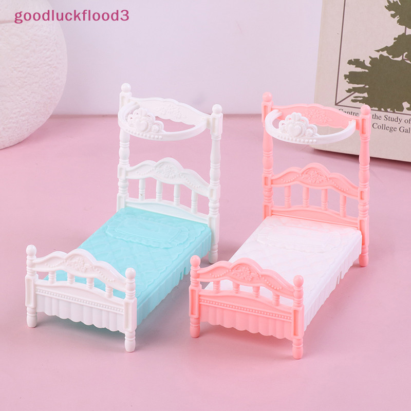 [Đồ chơi] 1: 12 Nhà búp bê Giường mini tại nhà Phòng ngủ Đồ nội thất Đồ chơi Quà tặng Trang trí thủ công [VN]