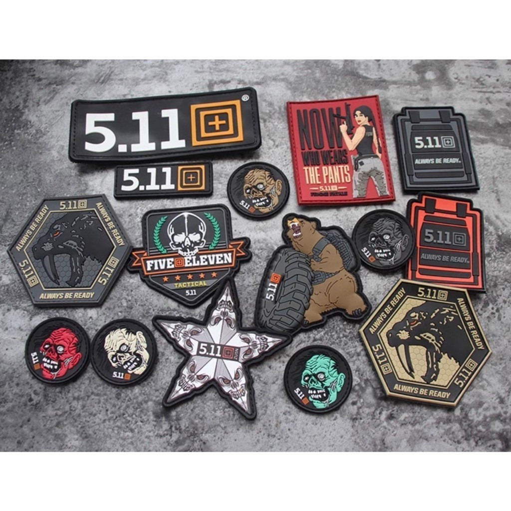 Patch_miếng dán velcro PVC 5.11 tactical