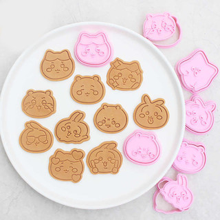  Hoạt Hình Chiikawa Khuôn Bánh Quy DIY Cookie Báo Chí Cookie Dụng Cụ Nướng Bánh Đồ Dùng Nhà Bếp 