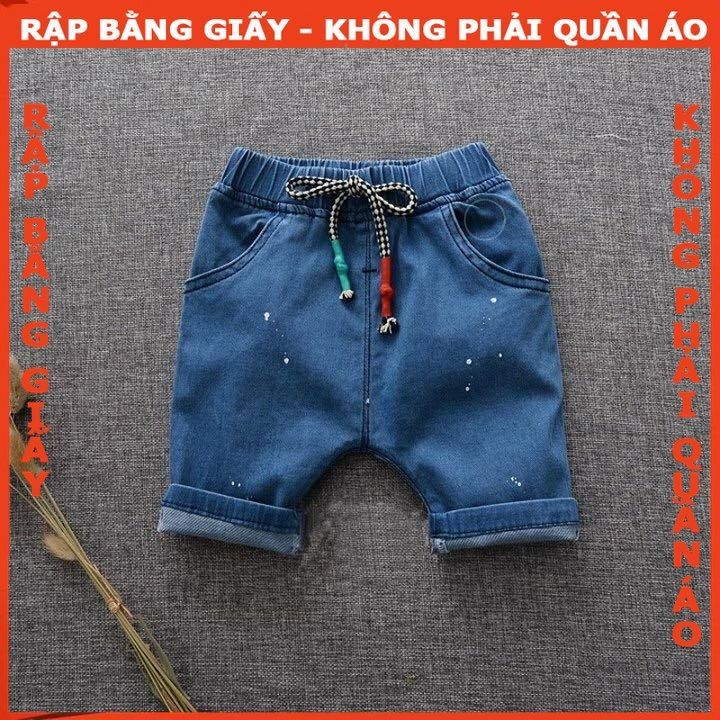 Rập quần lửng bé trai mã B28