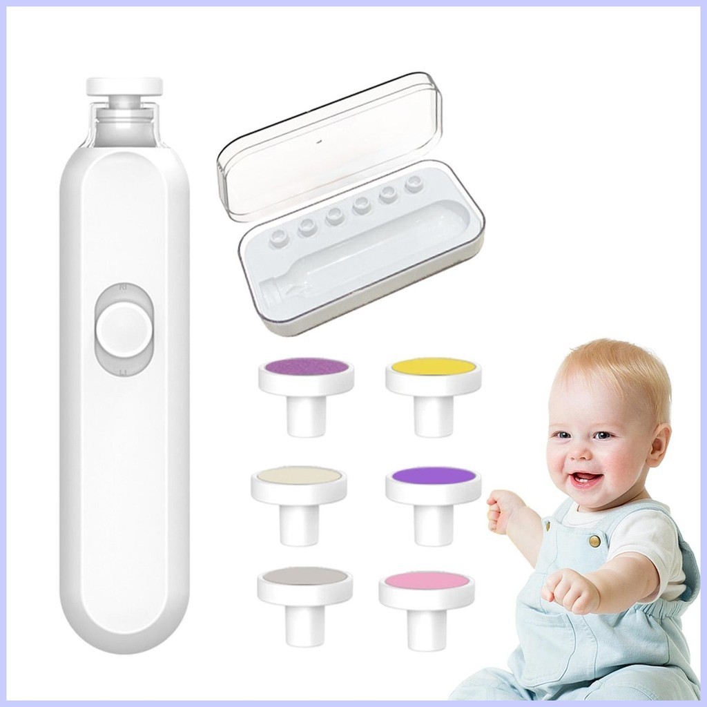 Máy Dũa Móng Tay Bằng Điện Xoay 360 Độ Ít Tiếng Ồn Cho Bé