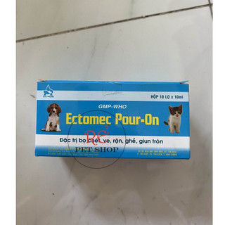 Ectomec Pour-On phòng ve, rận, bọ chét dành cho chó mèo
