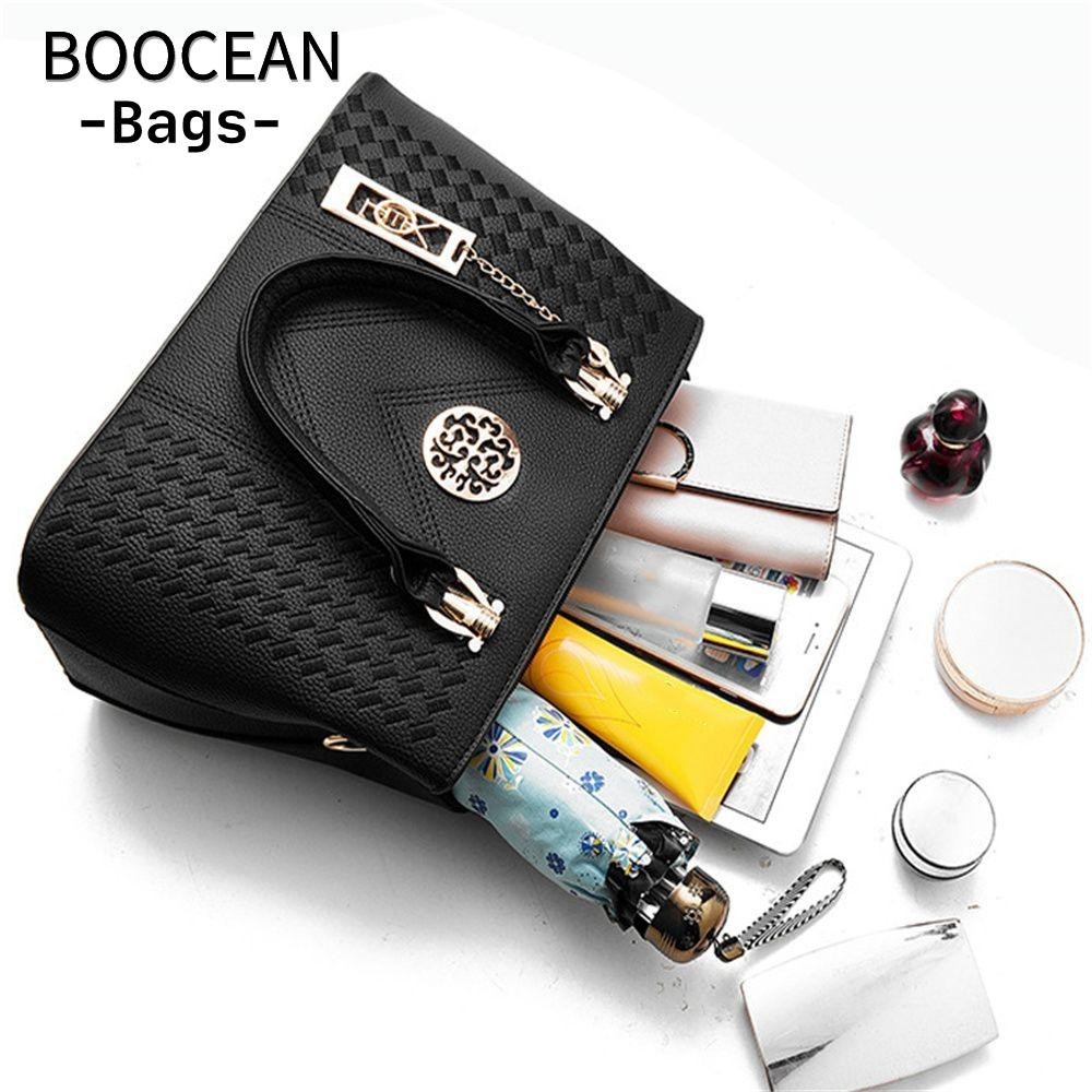 BOOCEAN Túi xách Túi đeo chéo thông thường PU Lleather Túi đeo nách