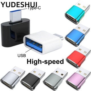 Yudeshui bộ chuyển đổi type c sang usb, bộ chuyển đổi usb usb 2.0 type c màu đen, bộ chuyển đổi usb-c nam màu kim loại mini usb-c cho cổng type-c