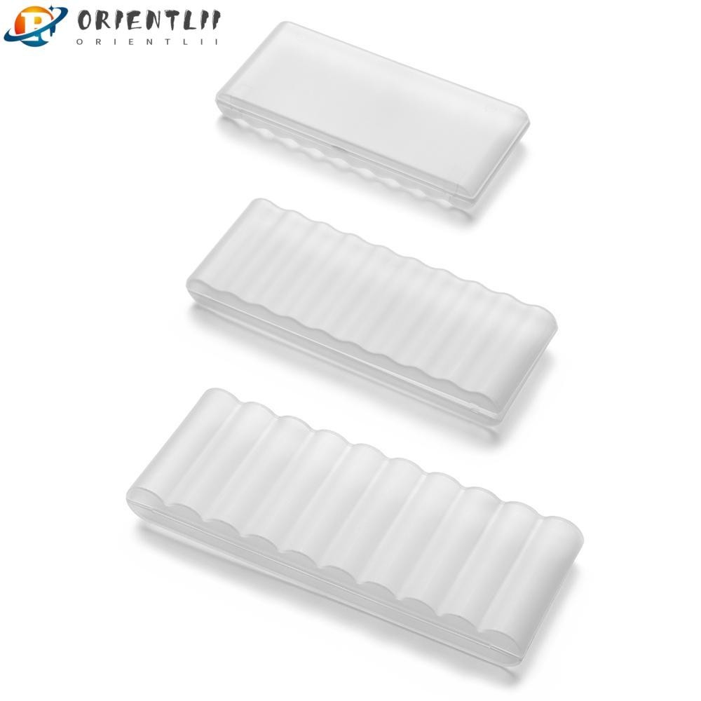 Orientlii 10 Khe Cắm Pin Sắp Xếp Hộp Đựng Nhựa Bền Cho AAA / AA / 18650