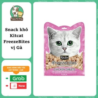Snack thưởng sấy lạnh Cao cấp KITCAT FREEZE BITES GÓI cho mèo 15gr