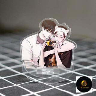 Móc khóa, mô hình standee, Tranh kính Sự cứu rỗi của thứ 2 Manhwa BL Monday's Savior Gu Yoon Won Yo II Phụ Kiện