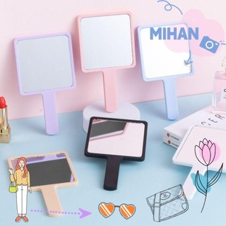 Gương trang điểm MIHAN1 Dễ thương có tay cầm SPA Salon Dụng cụ trang điểm Tay cầm Gương cầm tay