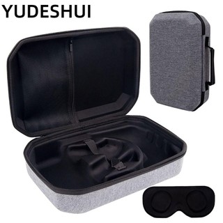 Yudeshui hộp bảo vệ kính vr, phụ kiện tai nghe túi bảo quản chống sốc, eva di động du lịch có nắp ống kính mang theo cho meta quest 3
