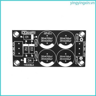 Bộ lọc chỉnh lưu YIN Bảng cấp nguồn Bộ khuếch đại Bảng trần PCB công suất kép