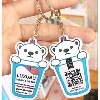 Thiết kế free- móc khoá in logo thương hiệu thiết kế theo yêu cầu_ mua nhiều giảm sâu- in 2 mặt-đh