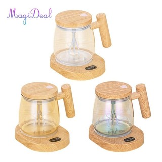 Magideal tự trộn cốc cà phê tự động khuấy cốc cà phê trà sữa cao borosilicate thủy tinh sô cô la tự động khuấy cốc