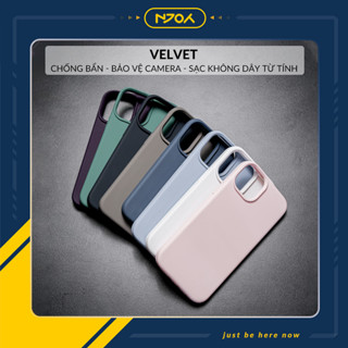 Ốp Silicon Chống Bẩn Hỗ Trợ Sạc Không Dây Chất Liệu Lót Nhung Bảo Vệ Camera Cho iPhone 13 14 15 Pro Max Njoyshop