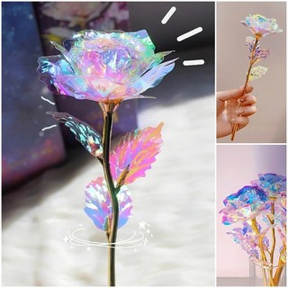 Hoa nhân tạo lãng mạn Trang trí Handmade Hoa hồng vàng Quà tặng sáng tạo