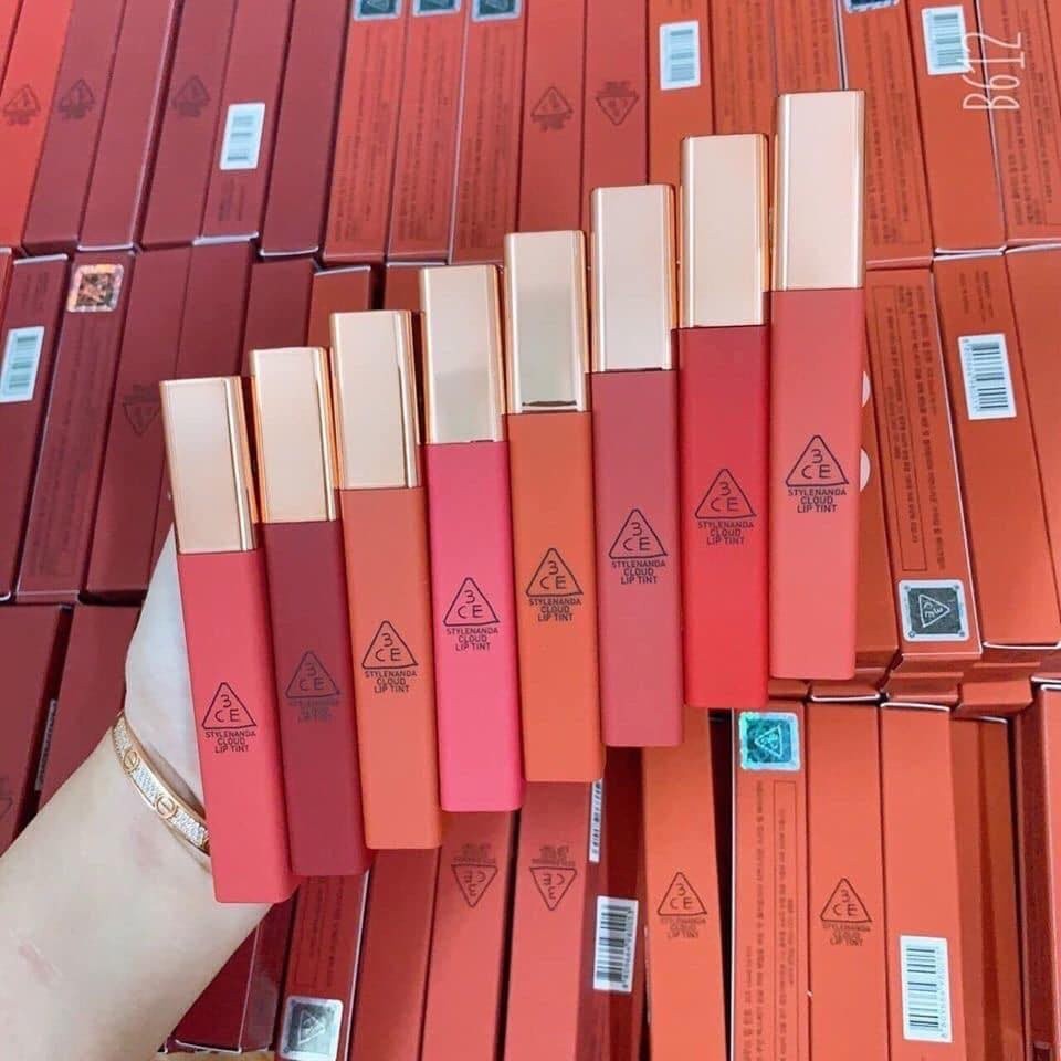 Son Kem Lì Mịn Mượt 3CE Velvet Lip Tint bản vuông